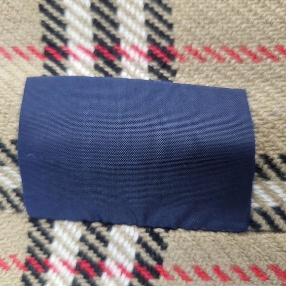 Vintage Burberrys Sz 10 XL Plus Trench Coat Double Breasted Belted Wool Lined - Picture 13 of 16